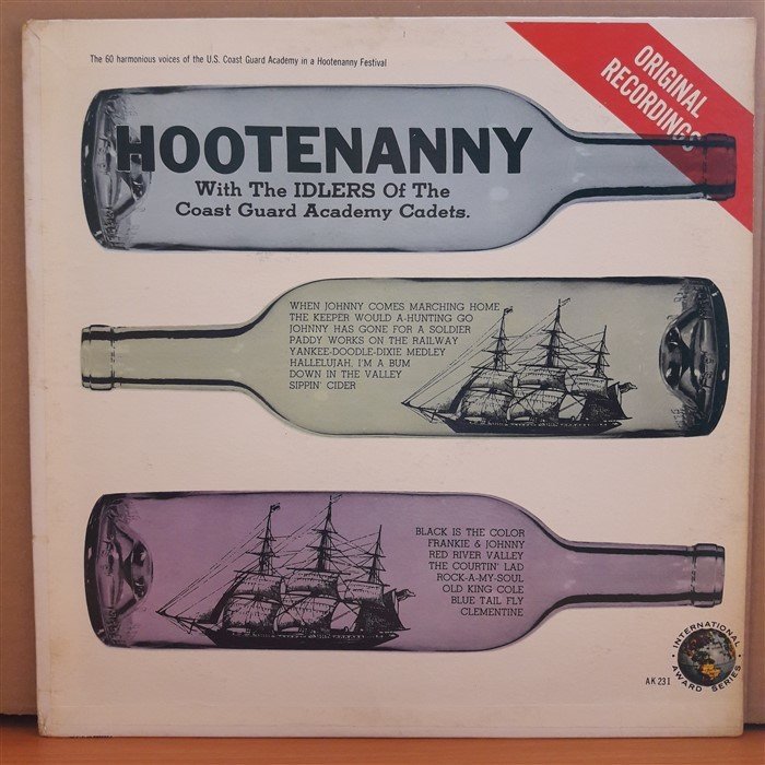 HOOTENANNY WITH THE IDLERS OF THE COAST GUARD ACADEMY CADETS - LP 2.EL PLAK
