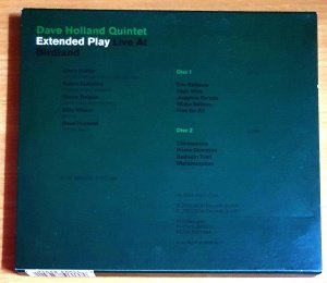 DAVE HOLLAND QUINTET - EXTENDED PLAY / LIVE AT BIRDLAND (2003) - 2CD ECM RECORDS 2.EL