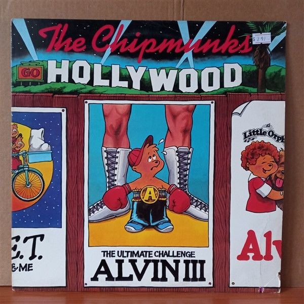 THE CHIPMUNKS – THE CHIPMUNKS GO HOLLYWOOD (1982) - LP 2.EL PLAK