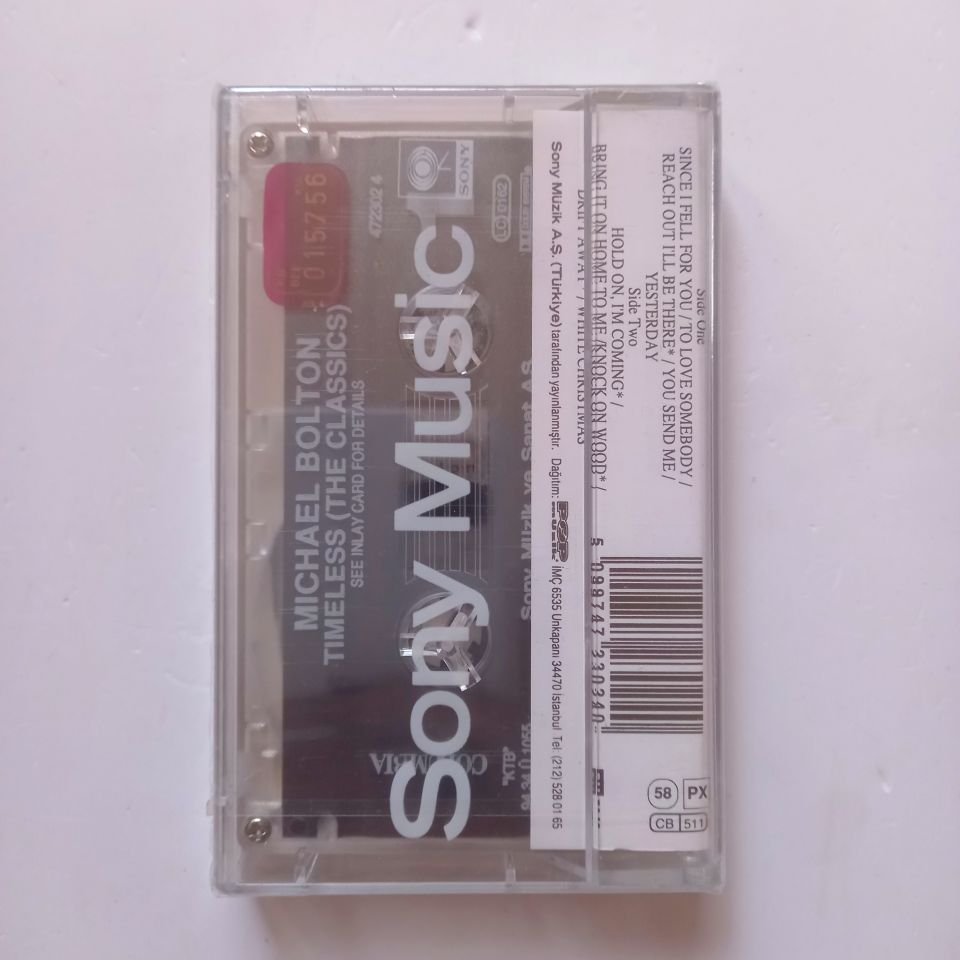 MICHAEL BOLTON - TIMELESS / THE CLASSICS (1994) - KASET SIFIR
