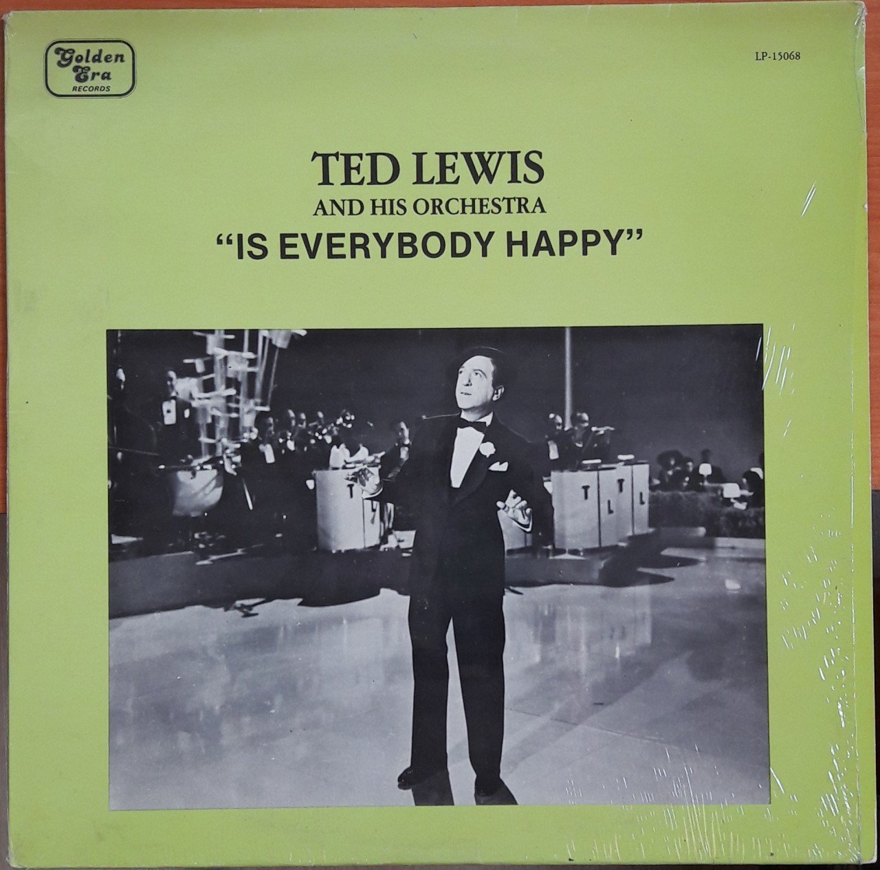 TED LEWIS - IS EVERYBODY HAPPY - DÖNEM BASKISI PLAK SIFIR