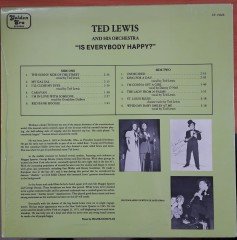 TED LEWIS - IS EVERYBODY HAPPY - DÖNEM BASKISI PLAK SIFIR