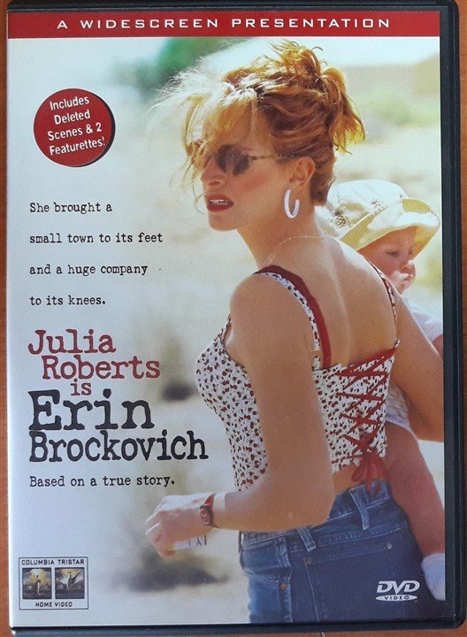 ERIN BROCKOVICH - JULIA ROBERTS - ALBERT FINNEY - DVD 2.EL