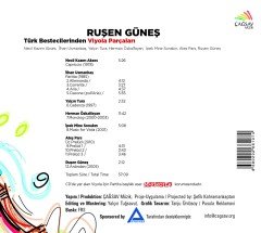 RUŞEN GÜNEŞ - TÜRK BESTECİLERDEN VİYOLA PARÇALARI (2015) - CD SIFIR