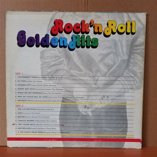 ROCK'N ROLL GOLDEN HITS / THE FIESTAS, WILBUR HARRISON, THE DREAMLOVERS, THE CROWS, THE CHANTELS, CHUCK BERRY (1979) - LP 2.EL PLAK
