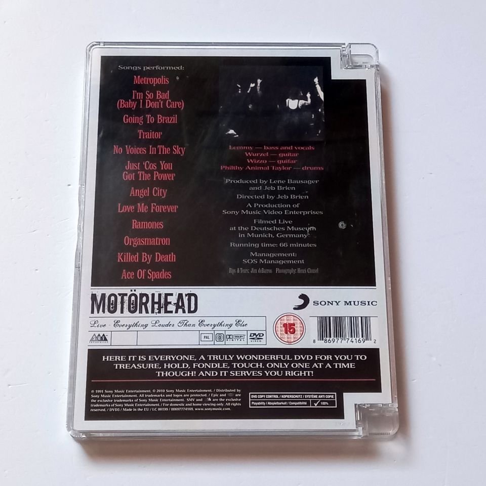 MOTÖRHEAD - LIVE - EVERYTHING LOUDER THAN EVERYTHING ELSE - DVD 2.EL