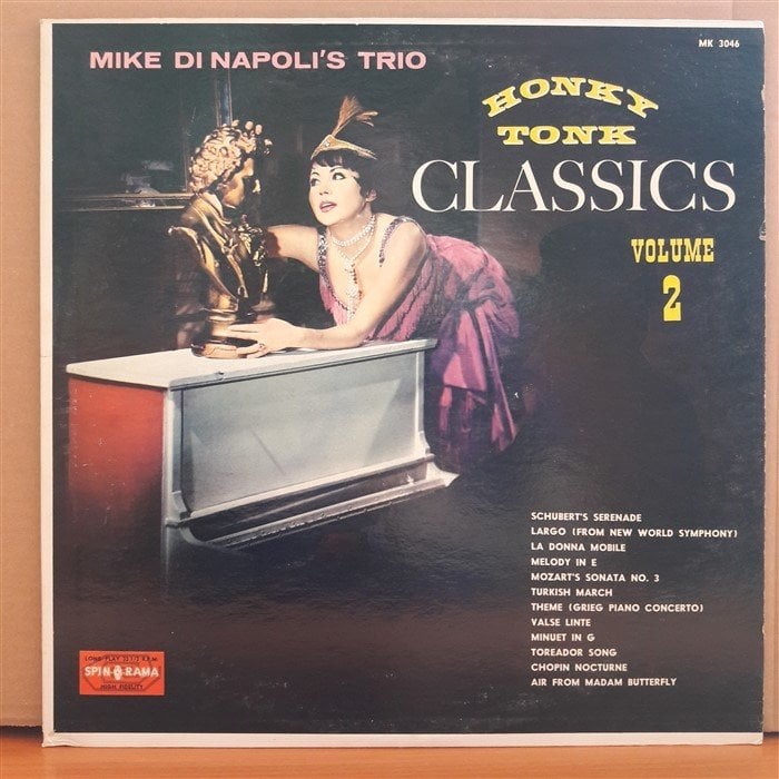 HONKY TONK CLASSICS  VOLUME 2 - MIKE DI NAPOLI'S TRIO - LP 2.EL PLAK