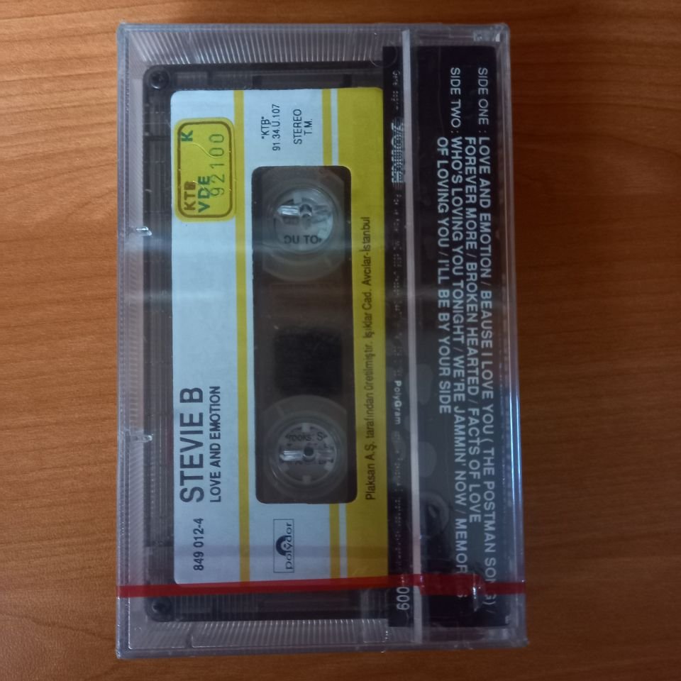 STEVIE B - LOVE AND EMOTION (1991) - KASET AMBALAJINDA SIFIR
