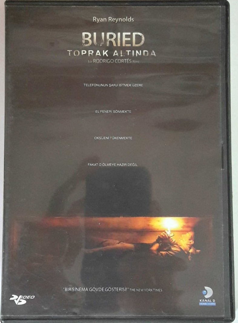 TOPRAK ALTINDA - BURIED - RYAN REYNOLDS - DVD SIFIR