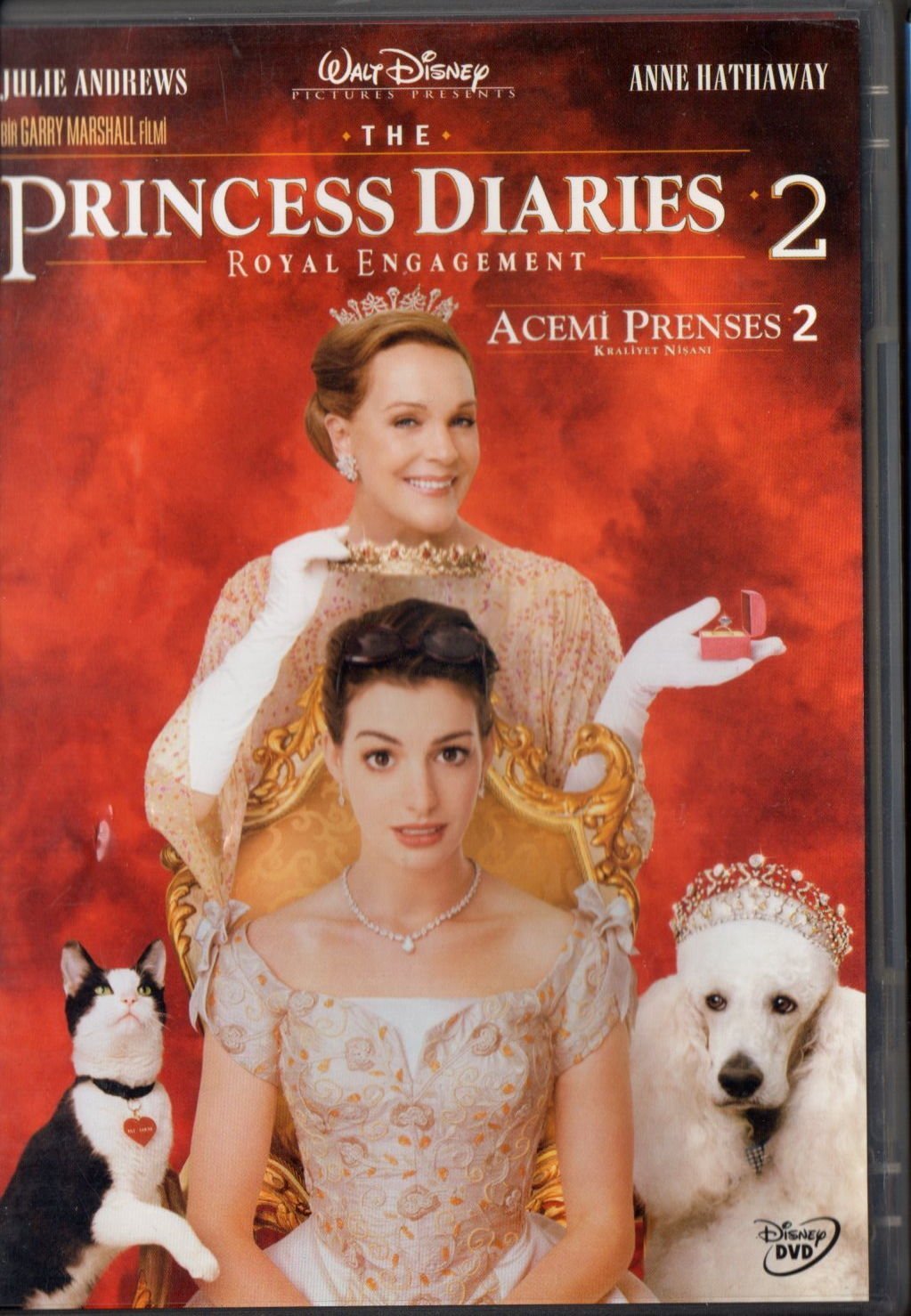 THE PRINCESS DIARIES 2 ROYAL ENGAGEMENT - ACEMİ PRENSES 2 KRALİYET NİŞANI - WALT DISNEY - ANNE HATHAWAY - DVD 2.EL
