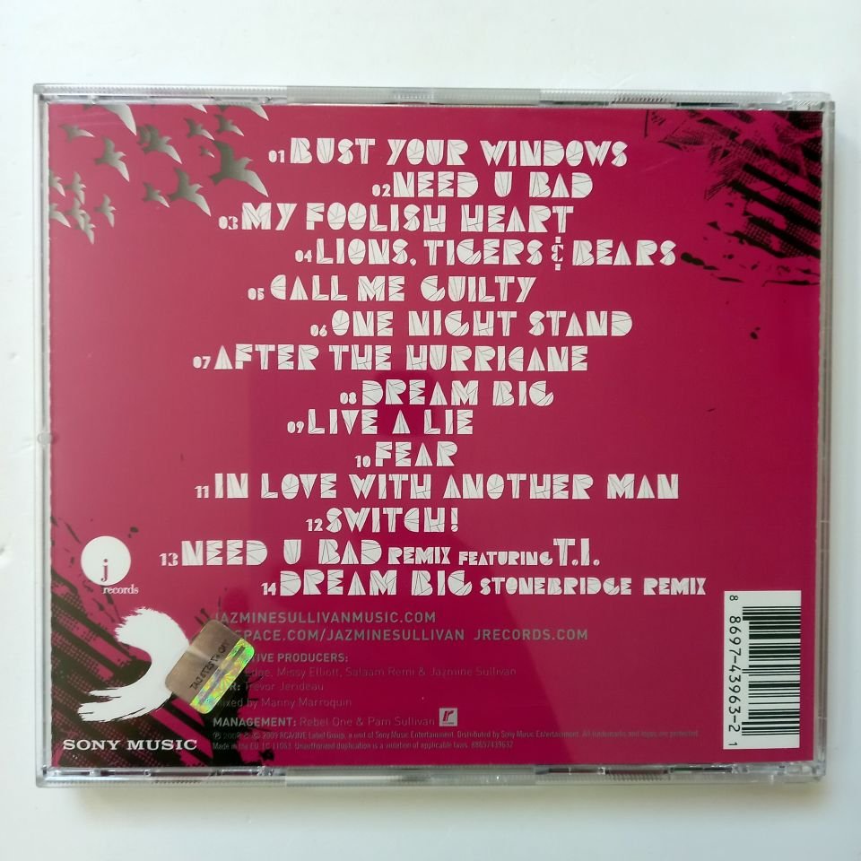 JAZMINE SULLIVAN – FEARLESS (2009) - CD 2.EL
