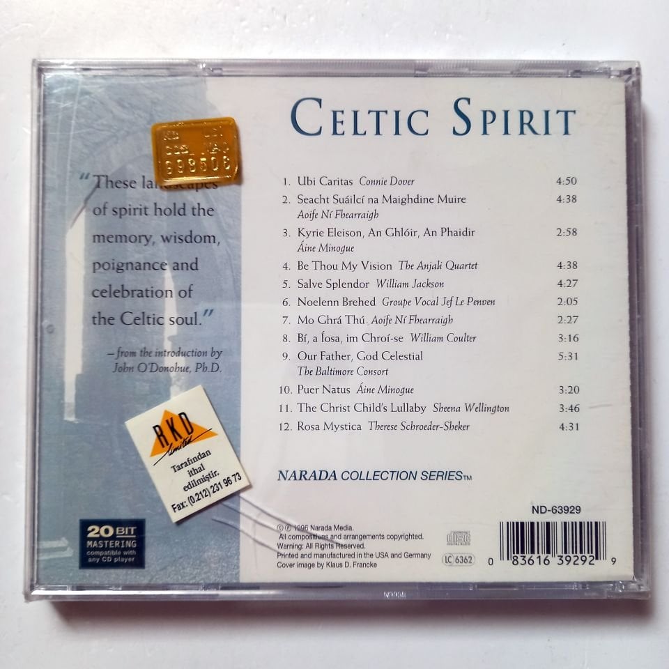 CELTIC SPIRIT / NARADA COLLECTION SERIES (1996) - CD SIFIR