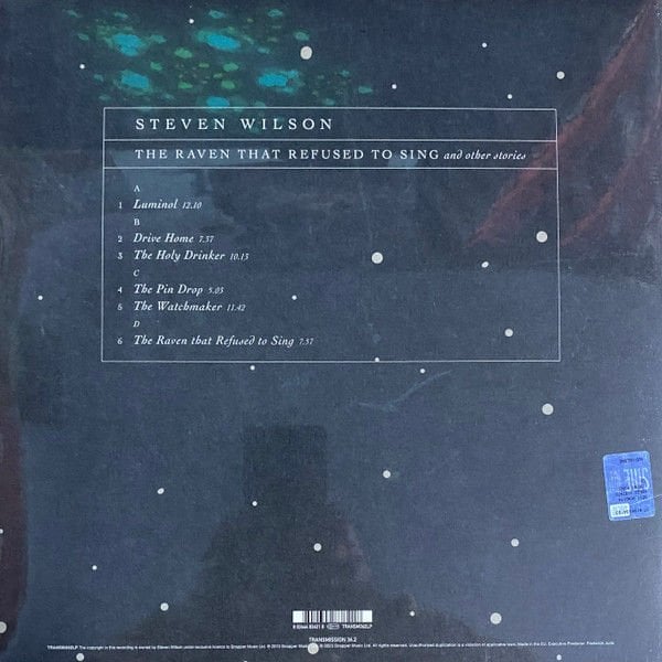 STEVEN WILSON – THE RAVEN THAT REFUSED TO SING (AND OTHER STORIES) (2013) - 2LP 2023 EDITION SIFIR PLAK