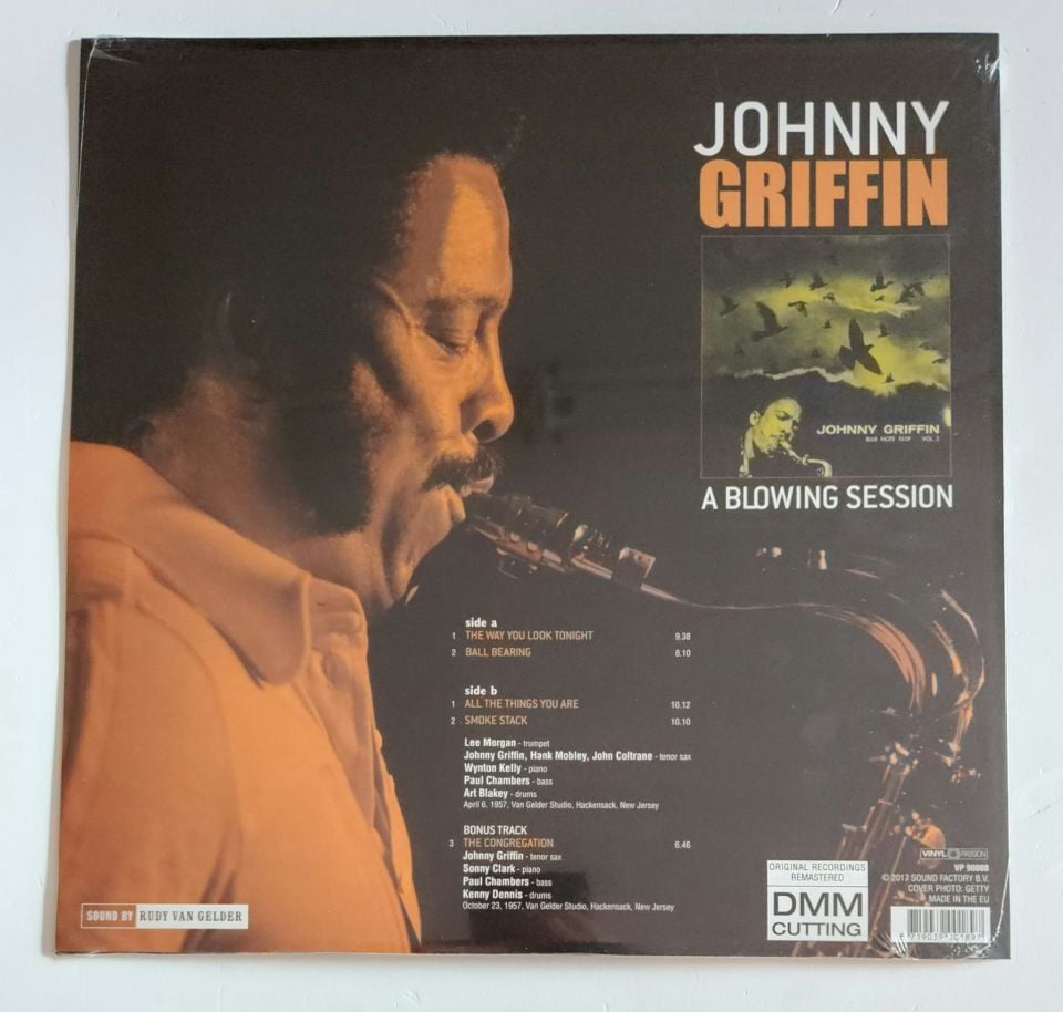 JOHNNY GRIFFIN - A BLOWING SESSION (1957) - LP 2017 EDITION SIFIR PLAK