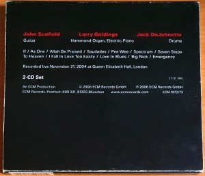 TRIO BEYOND - SAUDADES (2006) - 2CD ECM RECORDS 2.EL