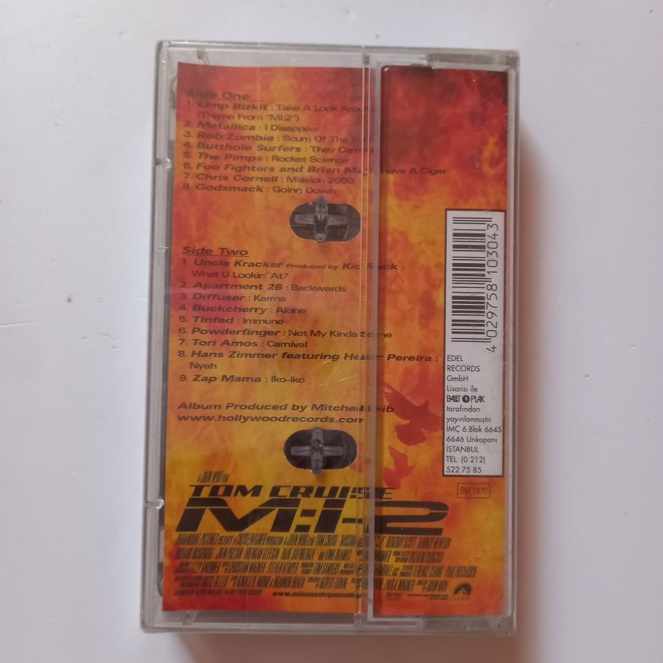 MISSION IMPOSSIBLE 2 / SOUNDTRACK - KASET SIFIR