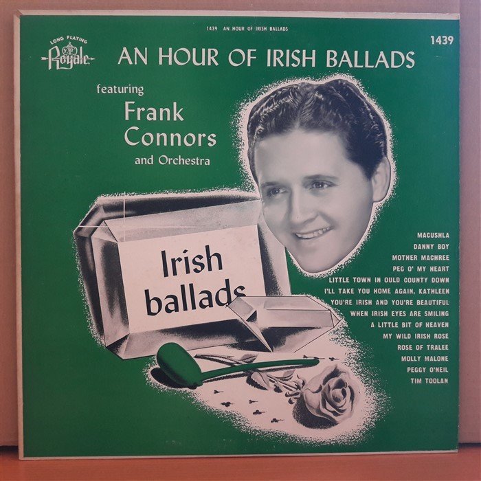 AN HOUR OF IRISH BALLADS - FRANK CONNORS - LP 2.EL PLAK
