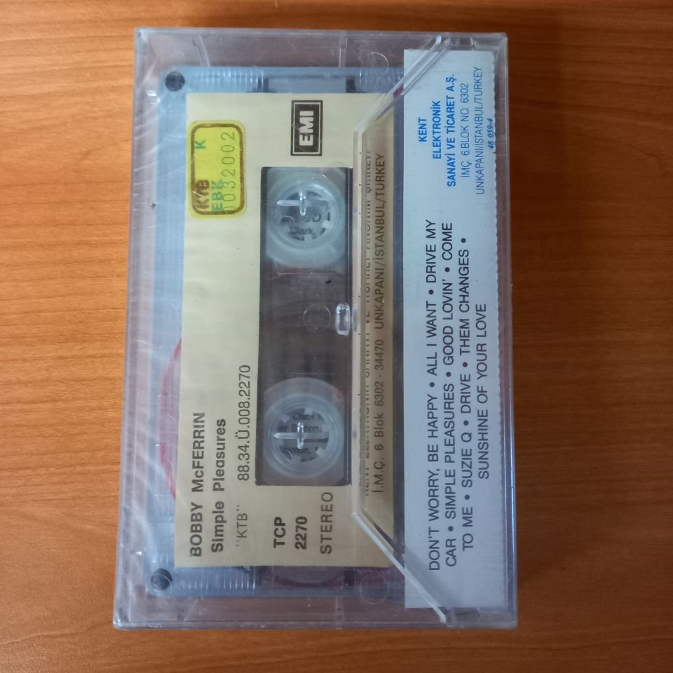 BOBBY MC FERRIN - SIMPLE PLEASURES (1988) - KASET AMBALAJINDA SIFIR