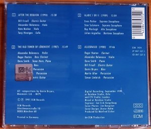 GAVIN BRYARS - AFTER THE REQUIEM (1991) - CD ECM RECORDS 2.EL