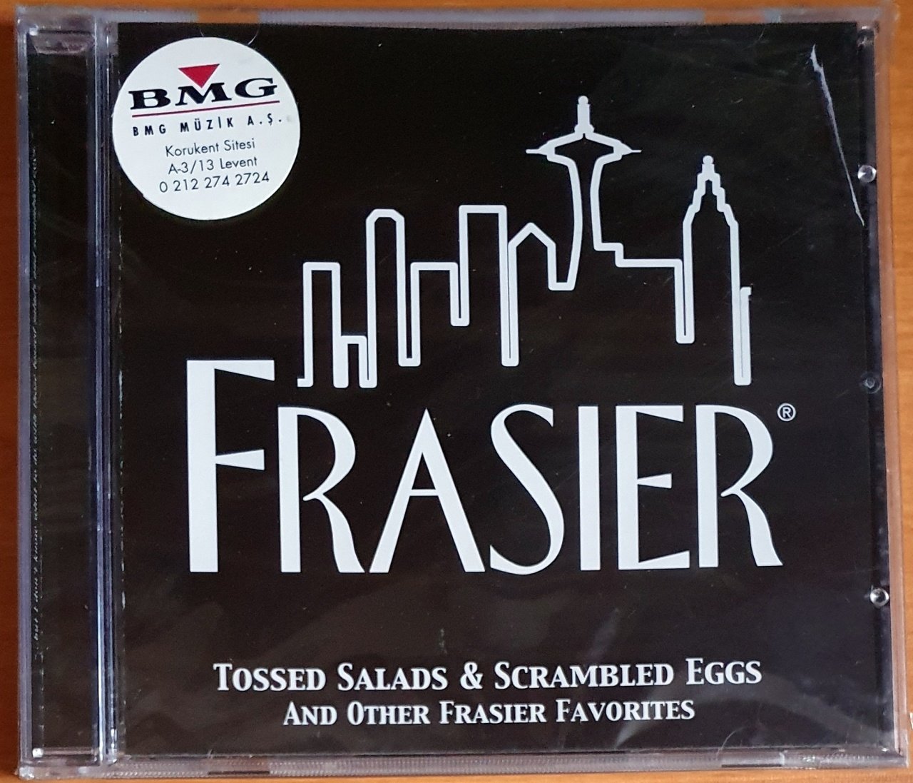 FRAISER TOSSED SALADS & SCRAMBLED EGGS AND OTHER FRAISER FAVORITES SOUNDTRACK / ETTA JAMES, ELLA FITZGERALD, NAT KING COLE, LOUIS ARMSTRONG, BRYAN FERRY (2001) - CD SIFIR