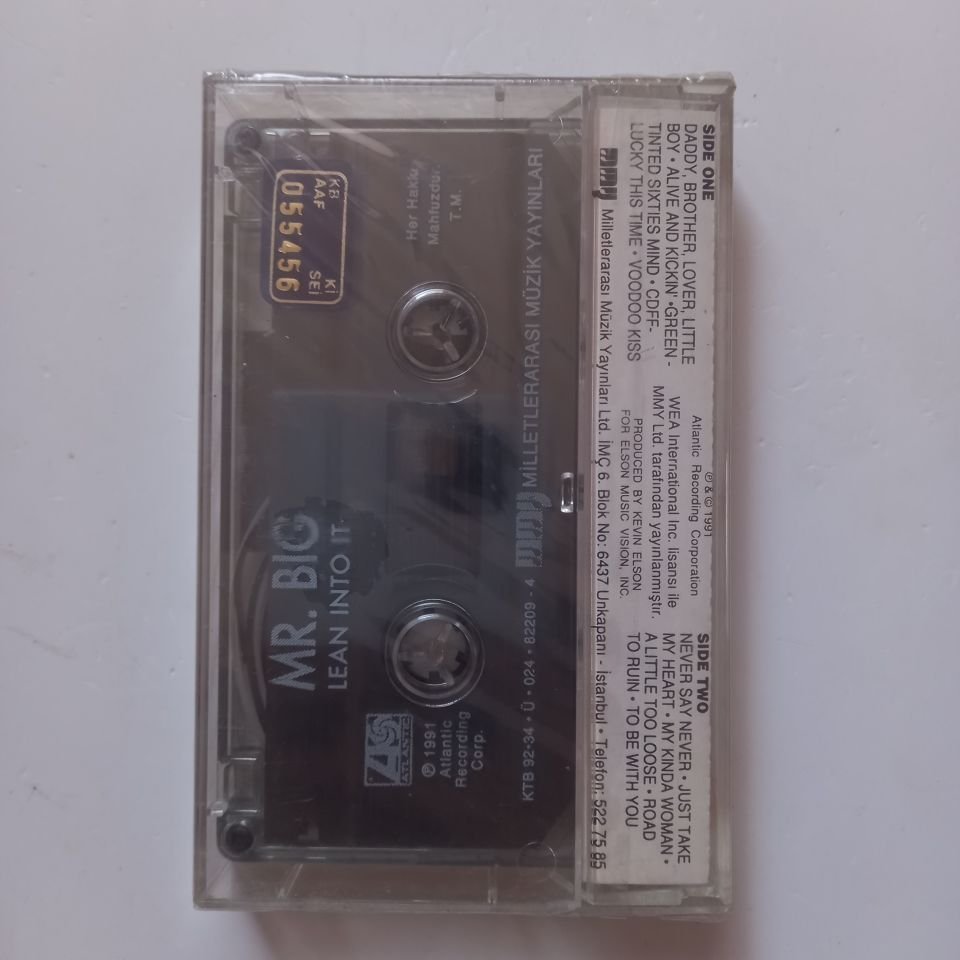 MR. BIG - LEAN INTO IT (1992) - KASET SIFIR