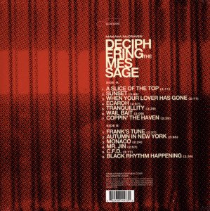 MAKAYA MCCRAVEN - DECIPHERING THE MESSAGE (2021) - LP BLUE NOTE CONTEMPORARY JAZZ SIFIR PLAK