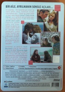 MARGOT AT THE WEDDING - KIZ KARDEŞİM EVLENİYOR - NICOLE KIDMAN - JACK BLACK - NOAH BAUMBACH - METAL KUTU DVD 2.EL