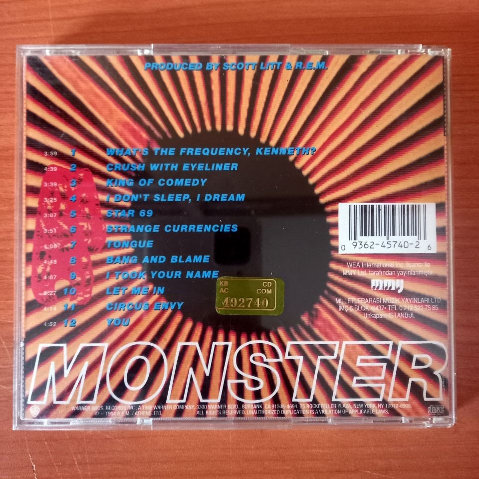 R.E.M. – MONSTER (1994) - CD 2.EL