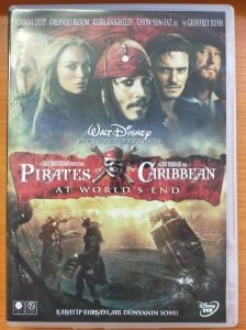 PIRATES OF THE CARIBBEAN 3 AT WORLD'S END - KARAYİP KORSANLARI 3 DÜNYANIN SONU - JOHNNY DEPP - ORLANDO BLOOM - KEIRA KNIGHTLEY - DVD 2.EL