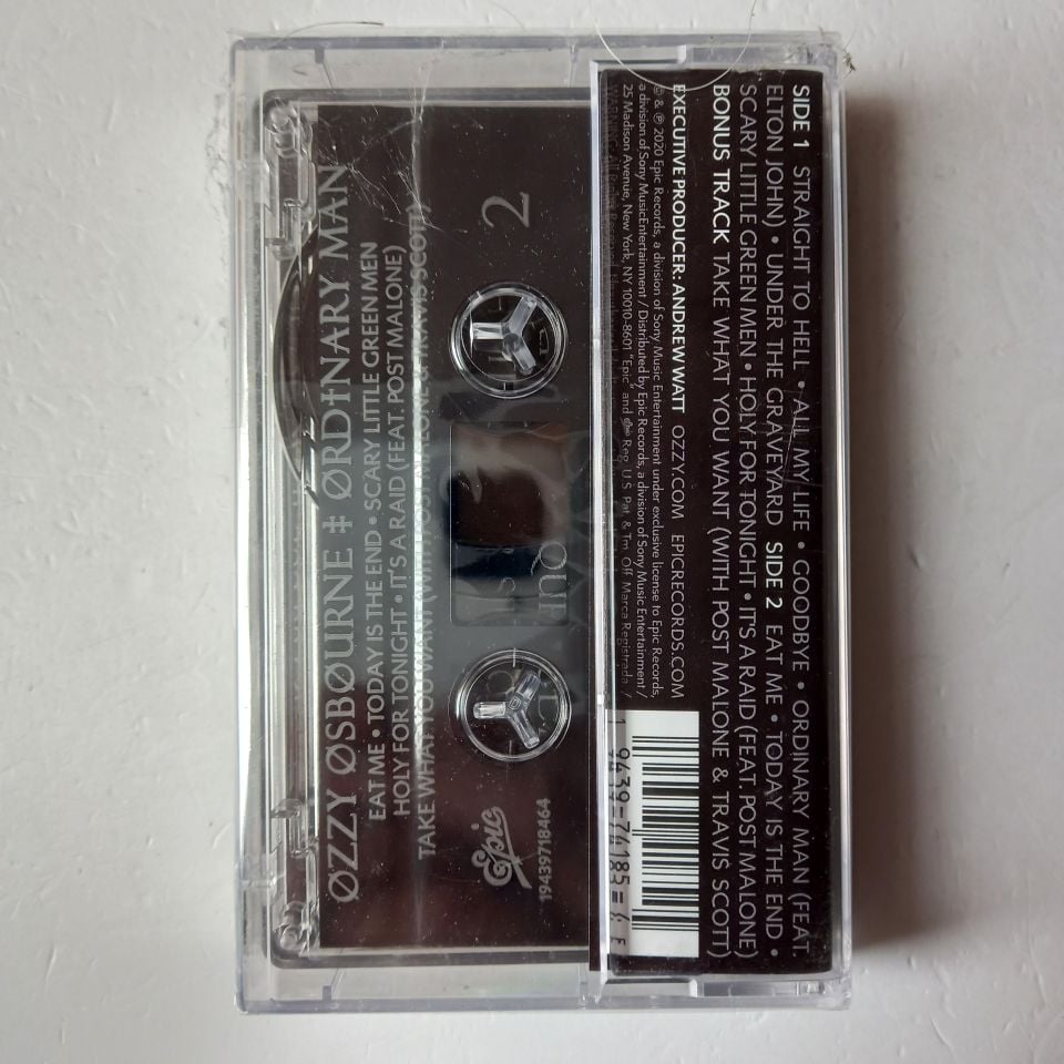OZZY OSBOURNE – ORDINARY MAN (2020) - MC LIMITED EDITION FRAME COVER ART AMBALAJINDA SIFIR KASET