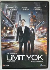 LİMİT YOK - LIMITLESS - BRADLEY COOPER - DVD SIFIR