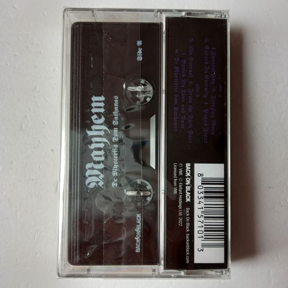 MAYHEM – DE MYSTERIIS DOM SATHANAS (1994) - MC 2022 REISSUE AMBALAJINDA SIFIR KASET