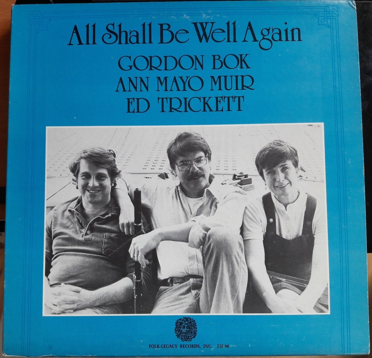 GORDON BOK, ANN MAYO MUIR, ED TRICKETT - ALL SHALL BE WELL AGAIN (1983) - 2.EL PLAK