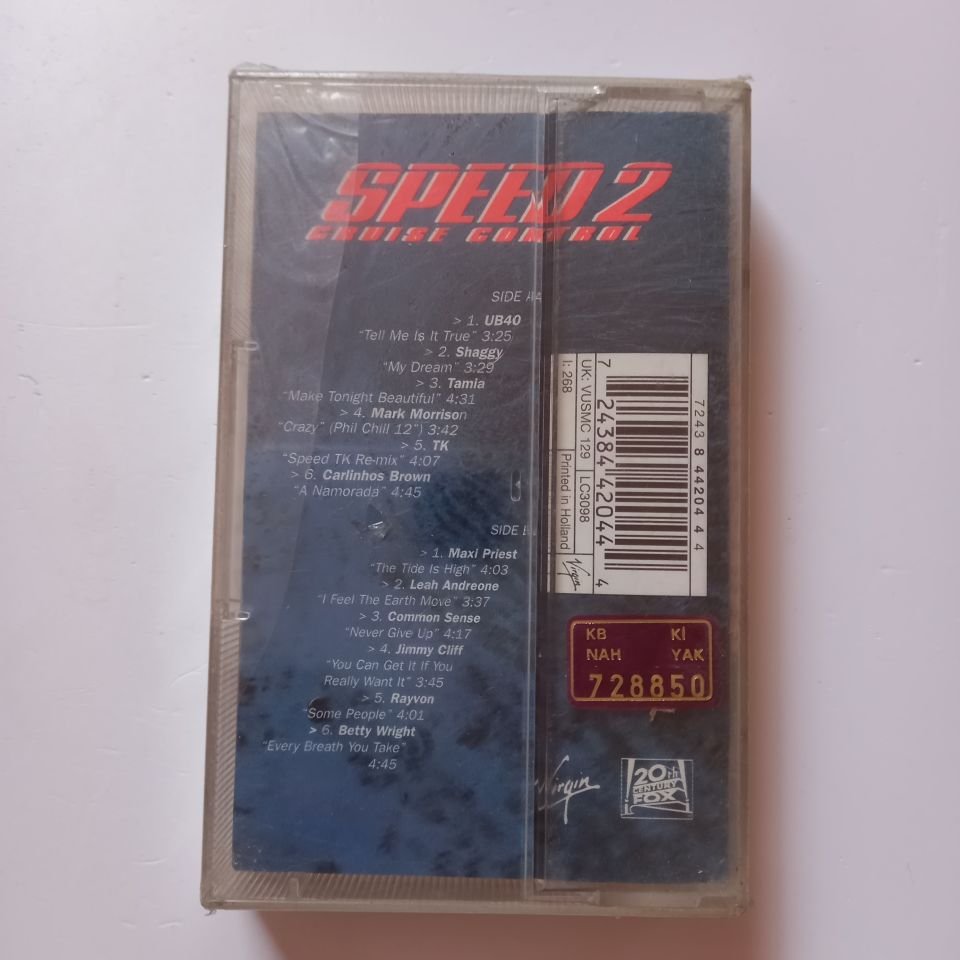 SPEED 2: CRUISE CONTROL / SOUNDTRACK - KASET SIFIR