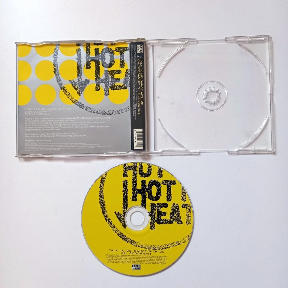 HOT HOT HEAT – TALK TO ME, DANCE WITH ME (2003) - CD SINGLE 2.EL