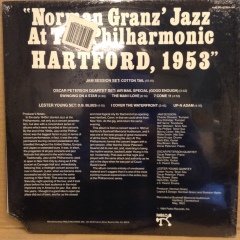 NORMAN GRANZ JAZZ AT THE PHILHARMONIC HARTFORD 1953, 1984 ESKİ BASKI SIFIR PLAK