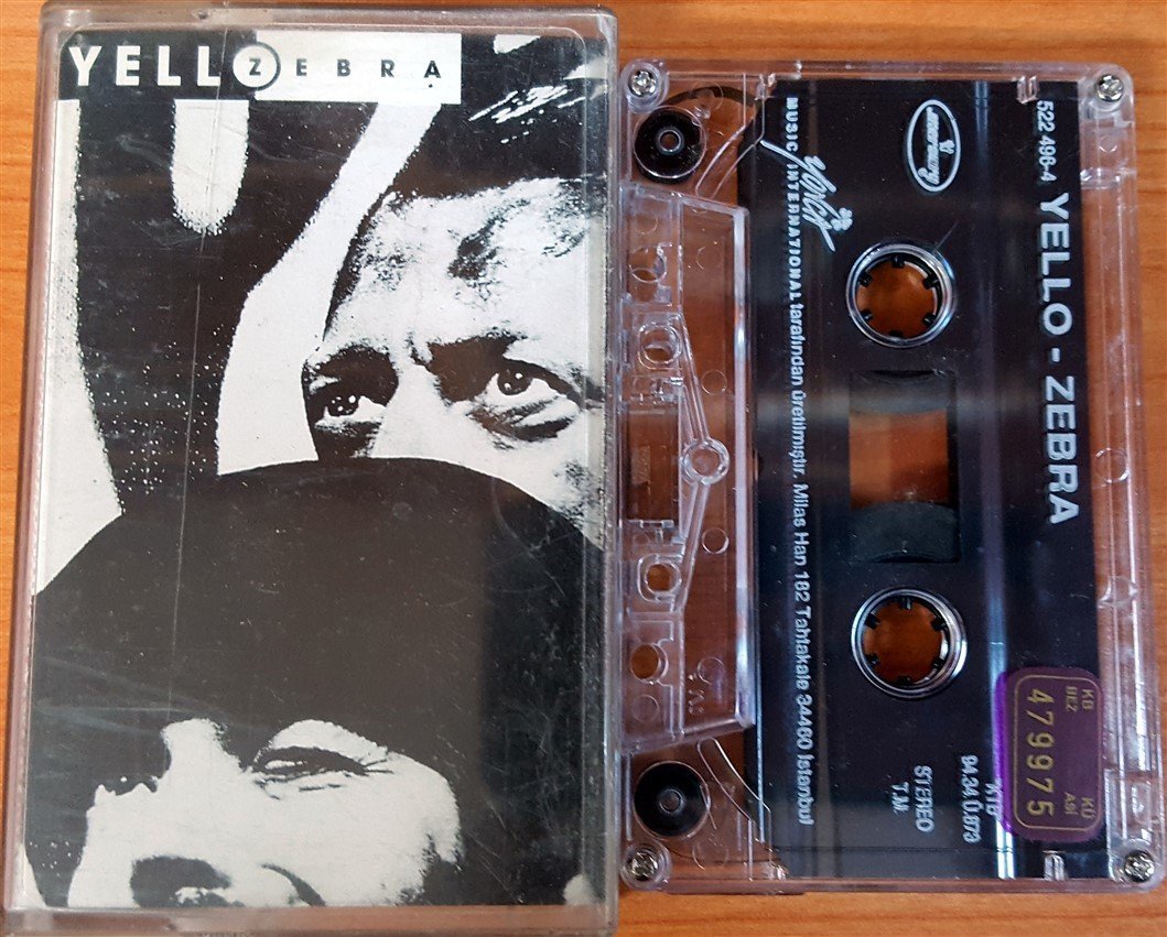 YELLO - ZEBRA (1994) YONCA CASSETTE MADE IN TURKEY ''USED''