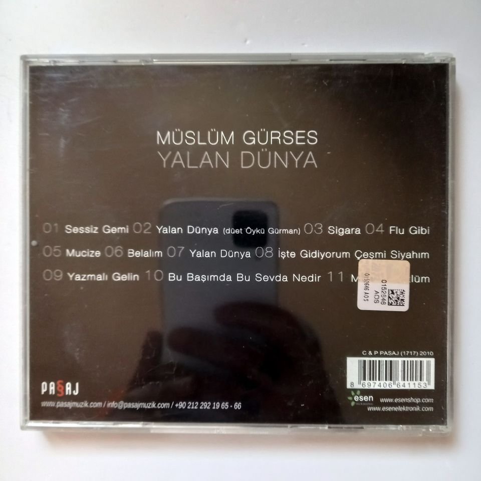 MÜSLÜM GÜRSES – YALAN DÜNYA (2010) - CD  2.EL
