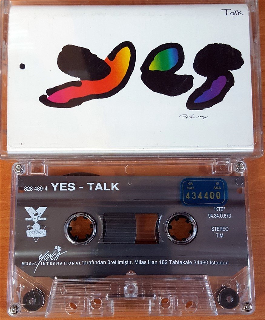 YES - TALK (1994) YONCA CASSETTE MADE IN TURKEY ''USED''