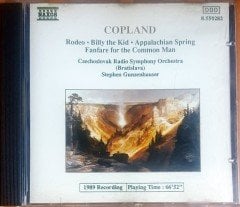 COPLAND / RODEO, BILLY THE KID, APPALACHIAN SPRING / CZECHOSLOVAK RADIO SYMPHONY ORCHESTRA, STEPHEN GUNZENHAUSER (1990) NAXOS CD 2.EL