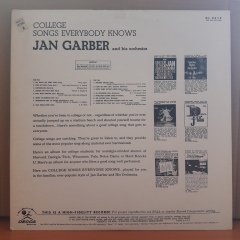 JAN GARBER ORCHESTRA - COLLEGE SONGS EVERYBODY KNOWS - LP 2.EL PLAK