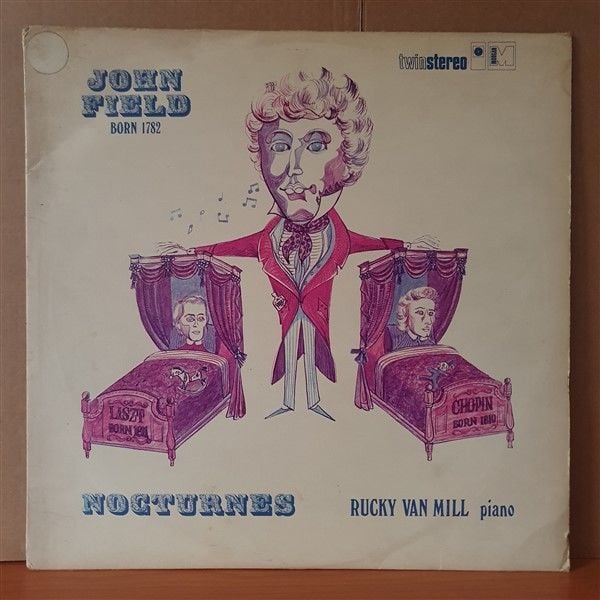 JOHN FIELD BORN 1782 / NOCTURNES / RUCKY VAN MILL (1969) - LP 2.EL PLAK