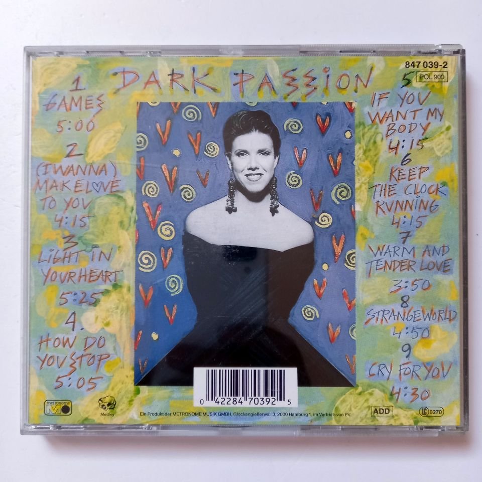 HANNE BOEL – DARK PASSION (1990) - CD  2.EL