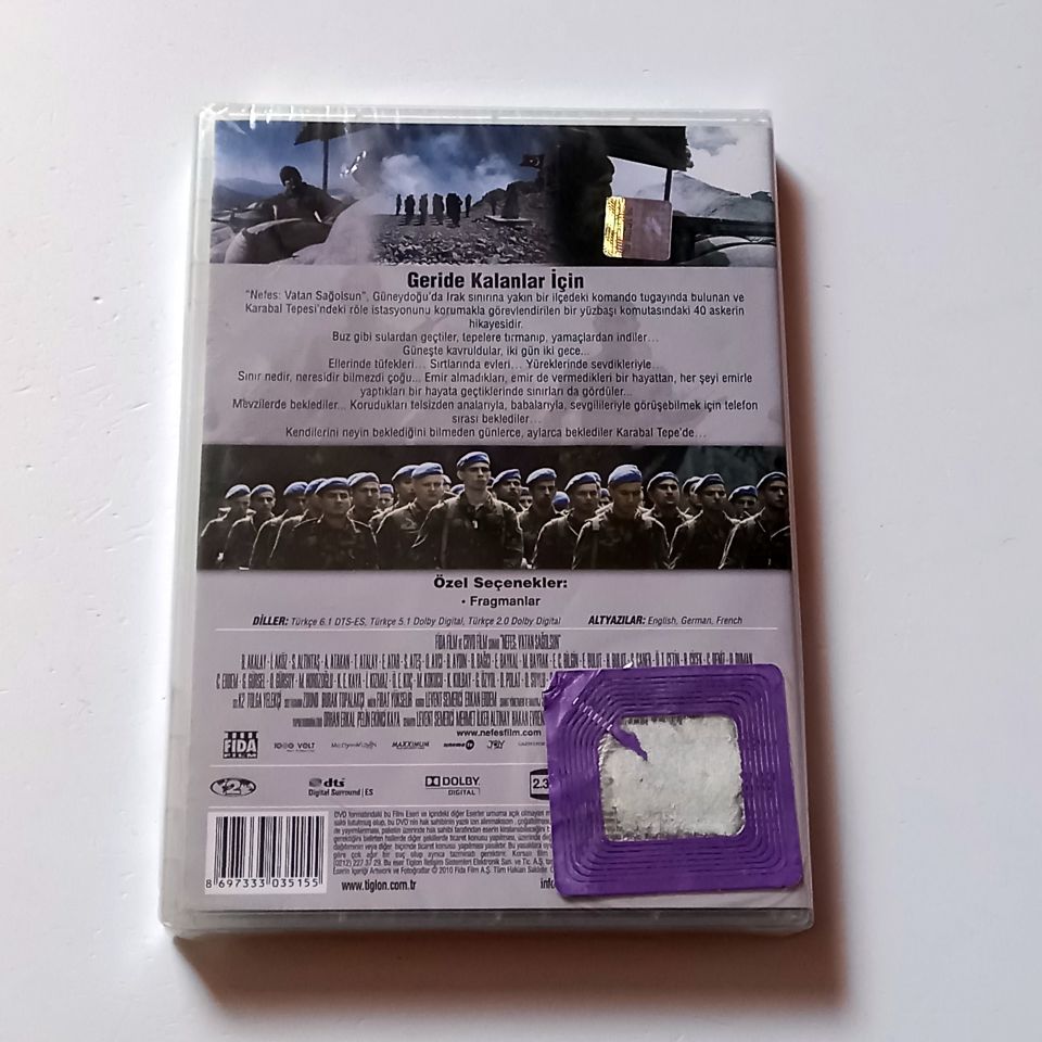 NEFES VATAN SAĞOLSUN - B. AKALAY, İ. AKÖZ - YÖN.: LEVENT SEMERCİ - DVD AMBALAJINDA SIFIR