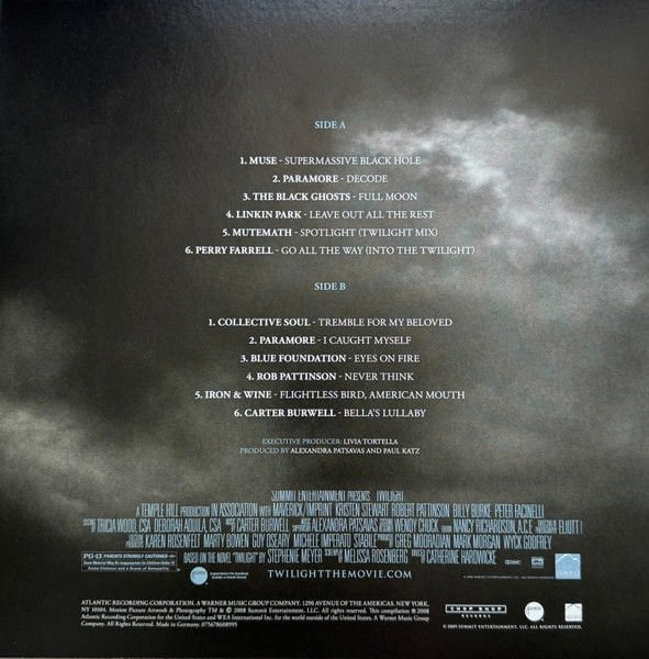 TWILIGHT - SOUNDTRACK (2008) - LP 2024 MERCURY MARBLE COLOURED EDITION SIFIR PLAK