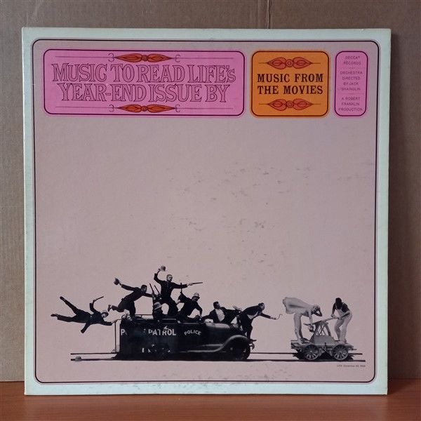 MUSIC TO READ LIFE'S YEAR-END ISSUE BY [MUSIC FROM THE MOVIES] / JACK SHAINDLIN AND HIS ORCHESTRA (1961) - LP 2.EL PLAK