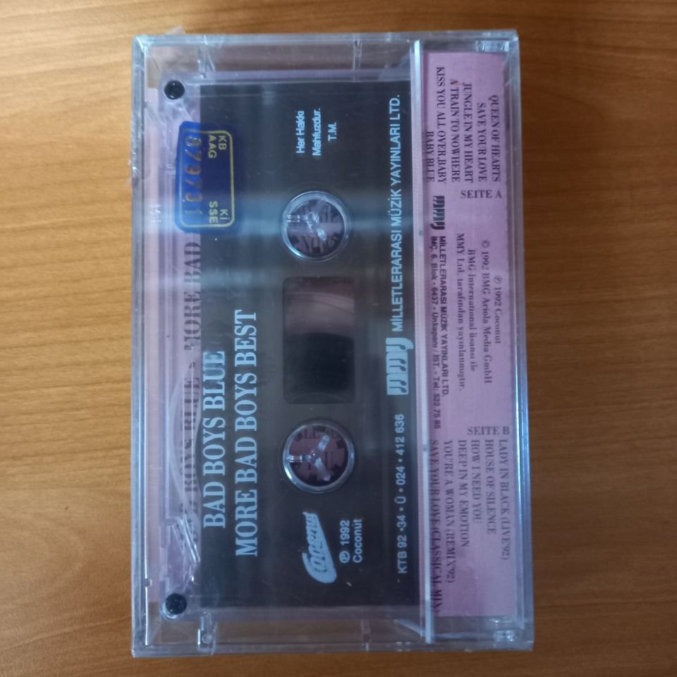 BAD BOYS BLUE - MORE BAD BOY BEST (1992) - KASET AMBALAJINDA SIFIR