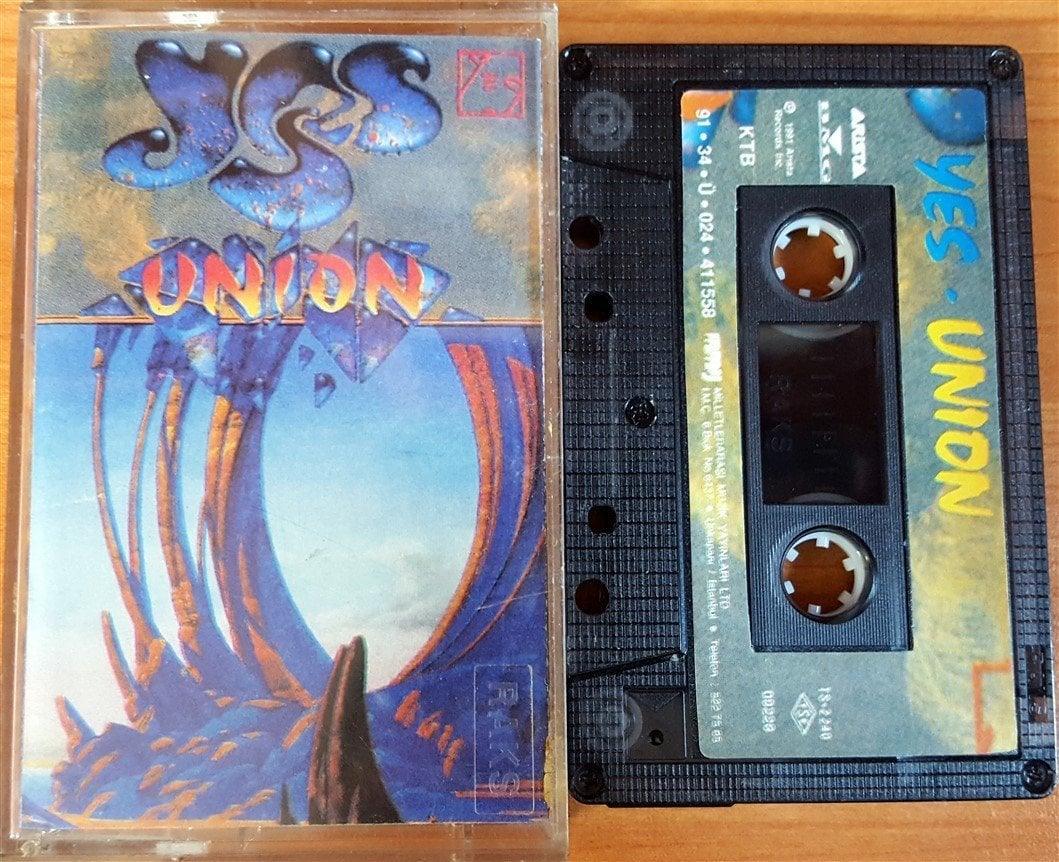 YES - UNION (1991) MMY CASSETTE MADE IN TURKEY ''USED'' PAPER LABEL