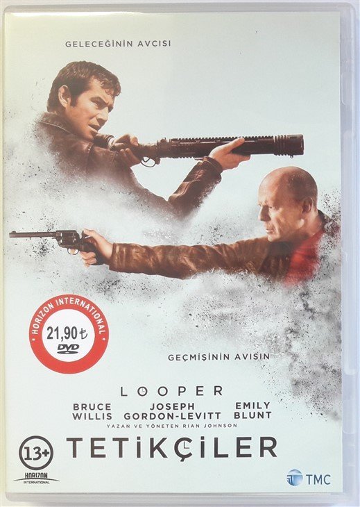 TETİKÇİLER - LOOPER - BRUCE WILLIS - JOSEPH GORDON-LEVITT - EMILY BLUNT - DVD SIFIR