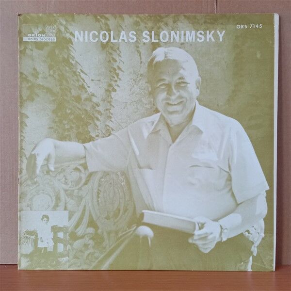 NICOLAS SLONIMSKY, NANCY BRAMLAGE, JEROME KESSLER – STUDIES IN BLACK AND WHITE / SUITE FOR CELLO AND PIANO / GRAVESTONES OF HANCOCK, N.H. (1971) - LP 2.EL PLAK